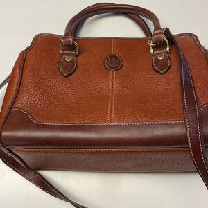 Elegant Liz Claiborne Brown Leather Handbag